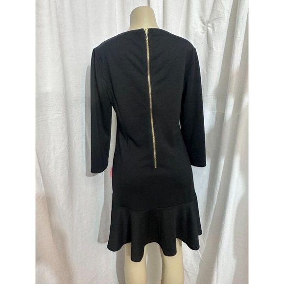Juicy Couture Drop Waist Little Black Stretch  Dress Size XL #1172 - Picture 15 of 16